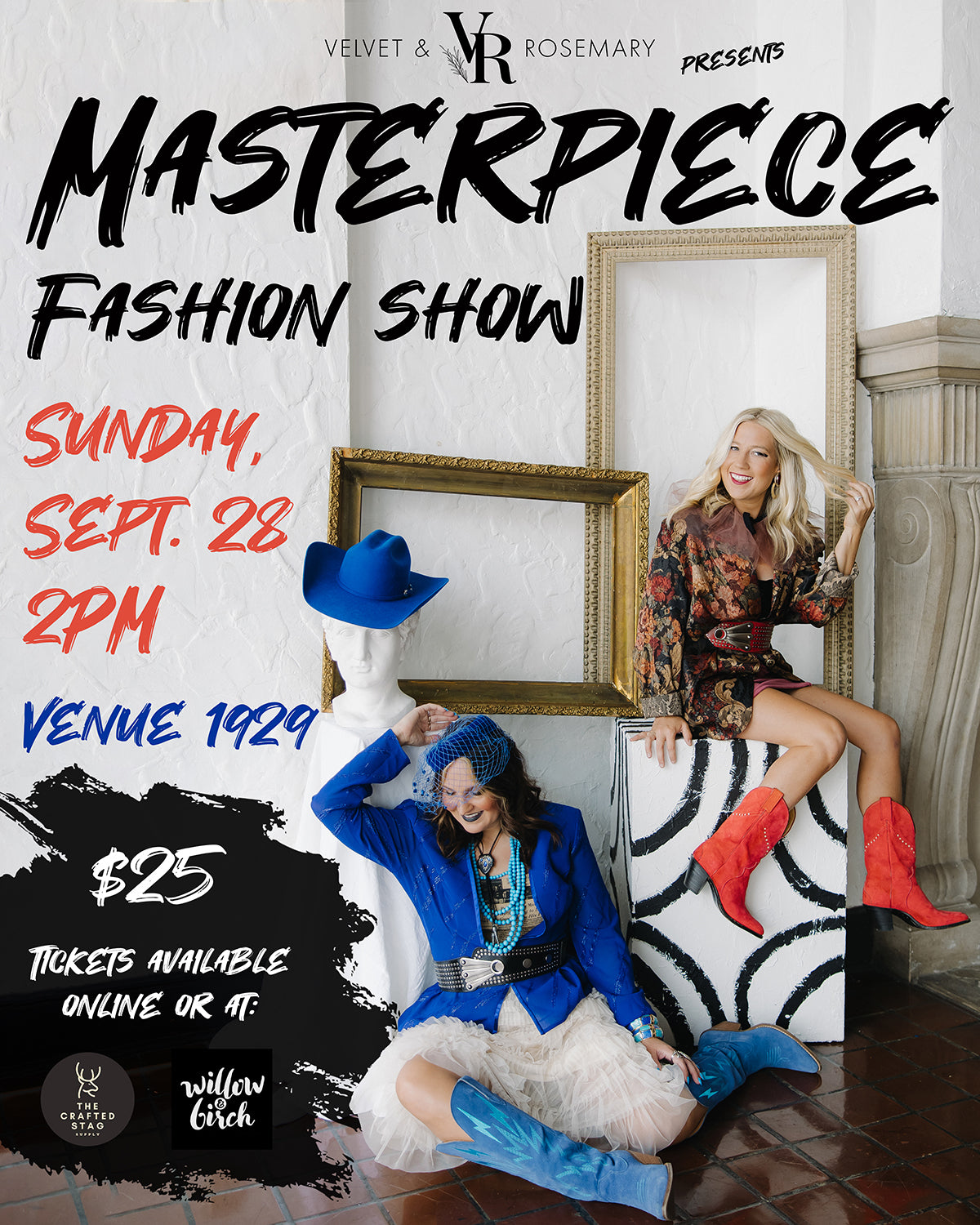 2025 Velvet & Rosemary Fashion Show Ticket