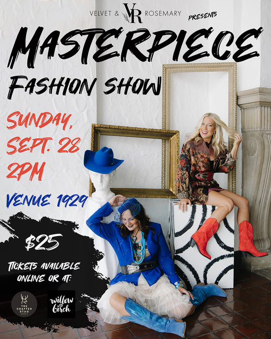 2025 Velvet & Rosemary Fashion Show Ticket