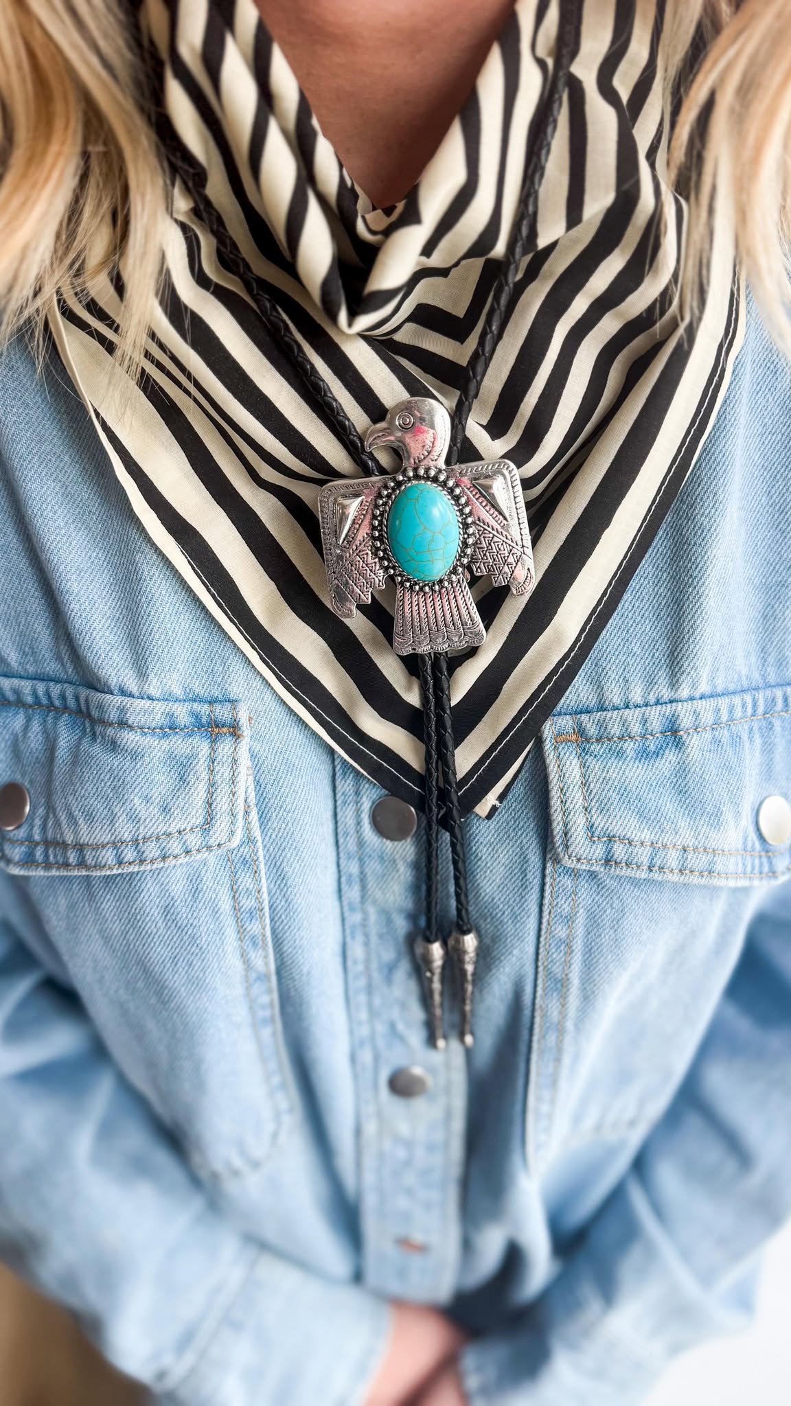 Thunderbird Eagle Bolo Tie
